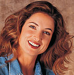 Woman with brown hair